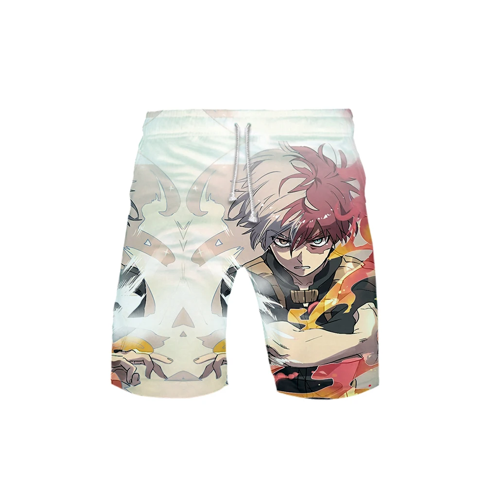 Косплей Аниме Мой герой Midoriya Izuku Bakugou Katsuki Академии Тодороки 3D Пляжные штаны с