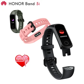 

Original Huawei Honor Band 5i Smart Wristband Innovative Watch Faces Plug and Charge SpO2 Blood Oxygen Health Monitoring