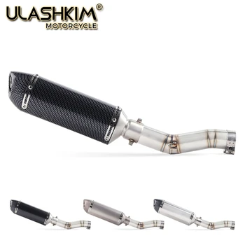 

Motorcycle Full Exhaust Middle Pipe Slip On For Suzuki GSXR600 Gsxr700 Gsxr750 K7 GSX R700 R750 R600 GSXR 600 750 2008 To 2010