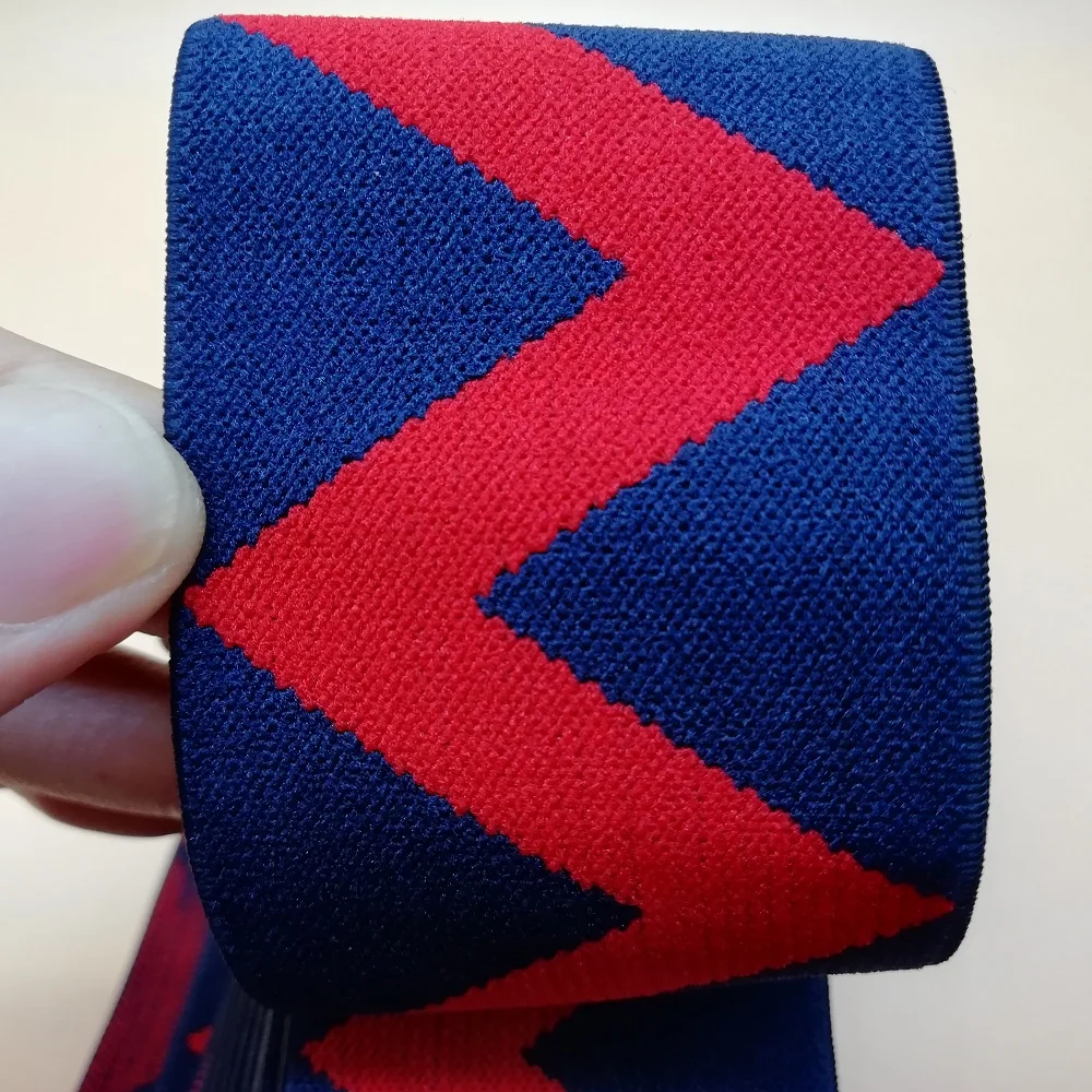 6meters/lot navy&red soft elastic webbing 4cm skirt underpants belt diy clothing band accessories rubber stretchy band