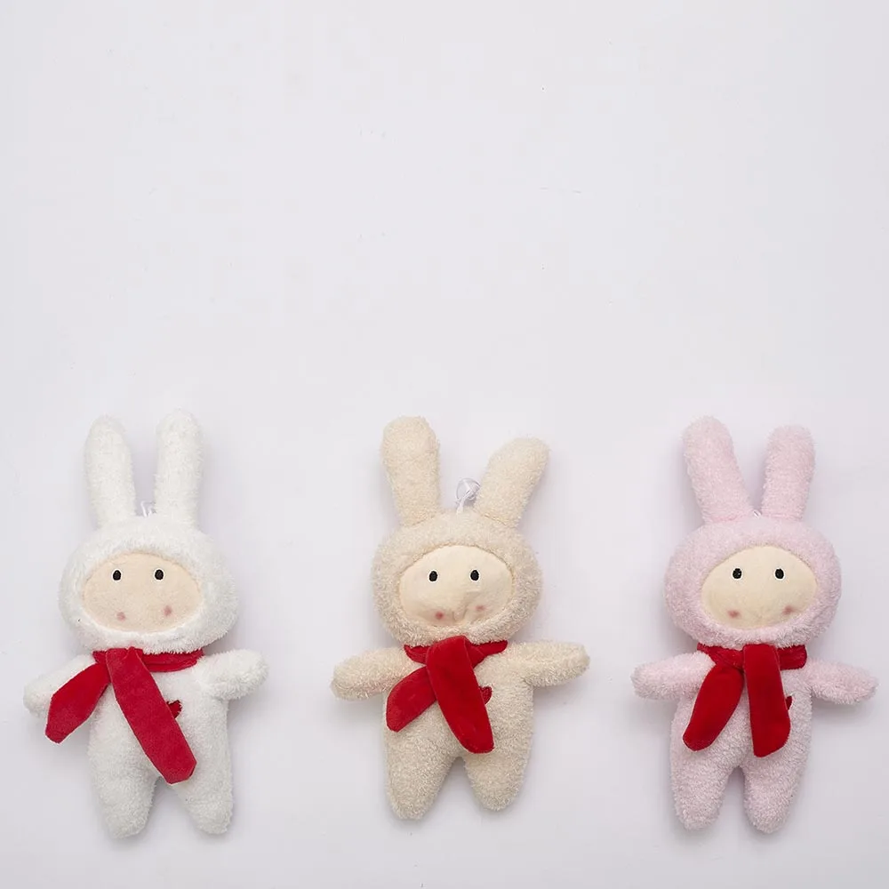 Детские плюшевые хлопковые игрушки, игрушка для сна с кроликом, для малышей, украшение комнаты, Детский Рождественский подарок, игрушка для детей, HM0111