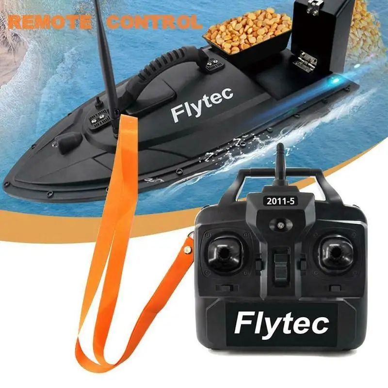 Flytec 2011-5 Fishing Bait Boat Intelligent Hit The Ship Remote Control RC Device Electric Fishing Bait Rc Boat Controller Toy