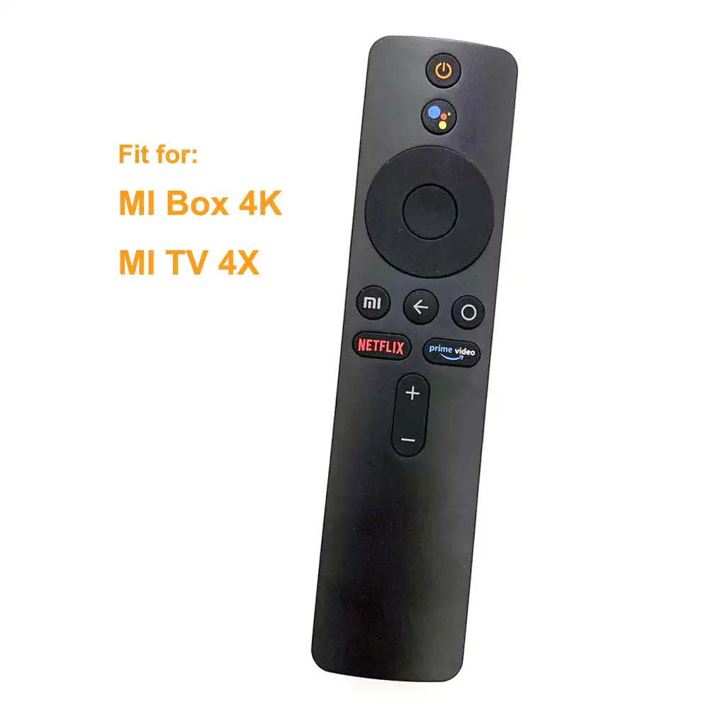 New Xmrm 00a For Xiaomi Mi Android Tv 4x Prime Video Netflix Smart Tv Mi Box 4k Mi Tv Stick Bluetooth Voice Remote Control Remote Controls Aliexpress