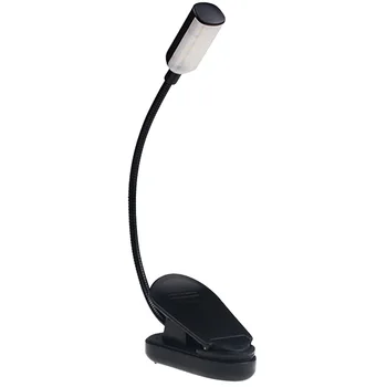

Clip on LED Reading Light USB Rechargeable Adjustable Flexible Reading Lamp S7