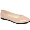 2025 Spring And Autumn Flat Bottom Shallow Mouth Candy Color Patent Leather Single Shoes Large Size Four Seasons Women's Shoes 6