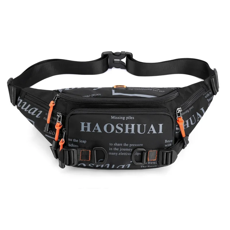 New Outdoor Men's Belt Bag Trend Fashion Chest Waterproof Nylon Cloth Crossbody crossbody bag |