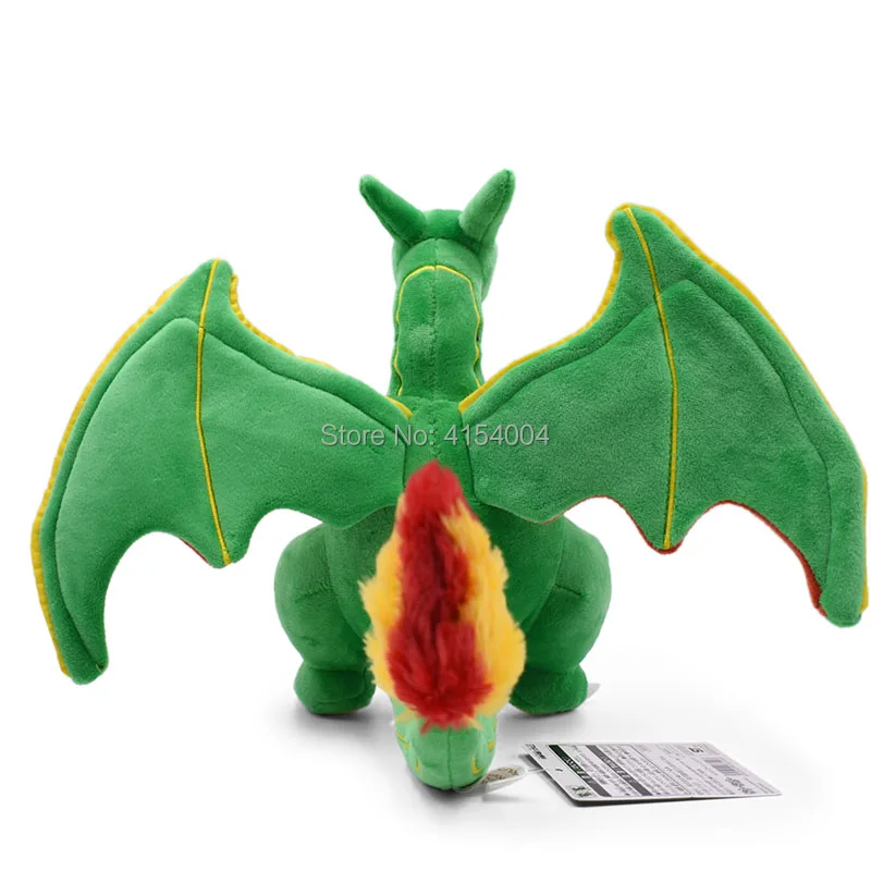 25 см горячая Распродажа Мультяшные плюшевые игрушки Rayquaza Charizard Evolution чучело плюшевое животное Peluche PP хлопок Рождественский подарок для детей