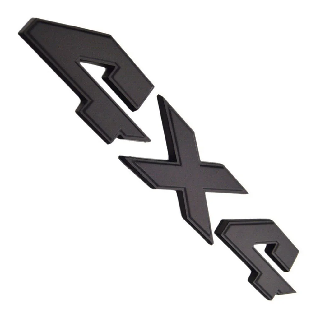 

Car Styling Sticker Accessories OEM 4X4 Emblem Truck Badge 3D Nameplate Matt Black Never Fade Waterproof Brand New High Quality