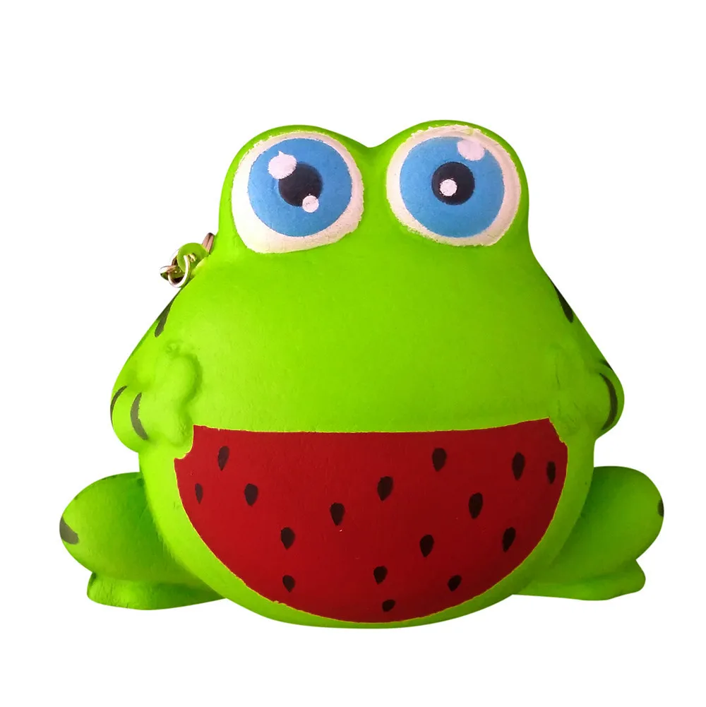Cute Scented Frog Toy Stress Reliever Decor Animal Toys Backpack Accessories Decorations Decompression Squeeze Toys#B
