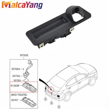 

Rear Trunk Rear Box Switch Button Luggage Lock in Handle Touch Switch For Hyundai Elantra AD 2017-2018