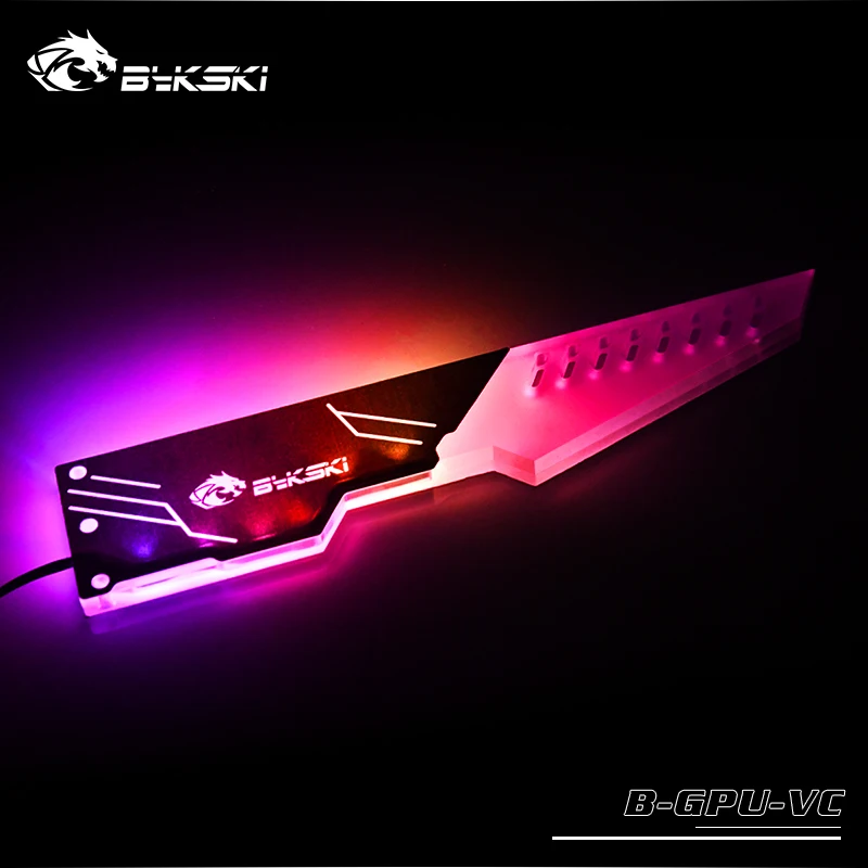 Bykski RBW VGA кронштейн 5 в 3P A-RGB или 12 В 4PRGB вера лампы видеокарты Поддержка лезвие GPU