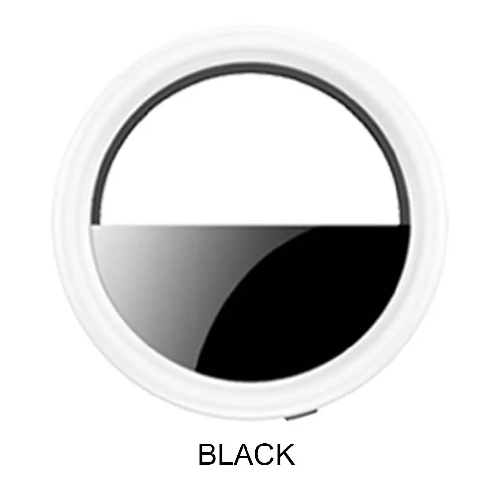 Black with mirror Зеркало для макияжа светодиодный светильник для мобильного телефона Artifact Pro Lady 36 шт. светодиодный светильник для фотографии с бусинами инструменты для красоты для фото заполняющий светильник - Цвет: Black with mirror