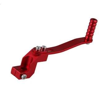 

1pc Motorcycle Folding Gear Shift Lever CNC Aluminum Adjustable For 110CC 125CC ATV Dirt Bike Pit Bike Gear Lever Red