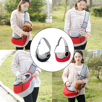 

Messenger Breathable Mesh One Shoulder Storage Adjustable Cross Body Pet Bag Space Saving Cats Fashion Carrier House Gift Travel