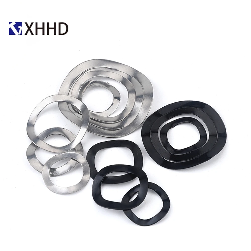 130PCS65ManganeseWaveWasherCorrugatedGasketM3M4M5M6M81012