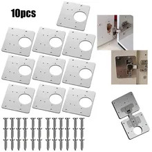 Furniture Hinge Repair Plate Rust Resistant Steel Home Improvement Furniture Cupboard Cabinet Door Hinges Repair Mount Tool