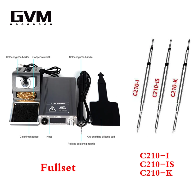 GVM T210 soldering station professional mobile phone repair constant temperature Quick heating Kit | Инструменты
