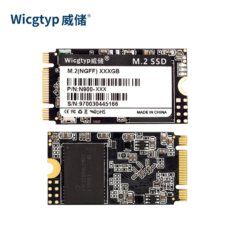 Wicgtyp M.2 SSD 256 ГБ M2 SATA NGFF 2242 HDD для компьютера ноутбука Smartbook 133t|Внутренние