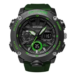 Waterproof multifunctional electronic watch for female students and children school military training camouflage men's and