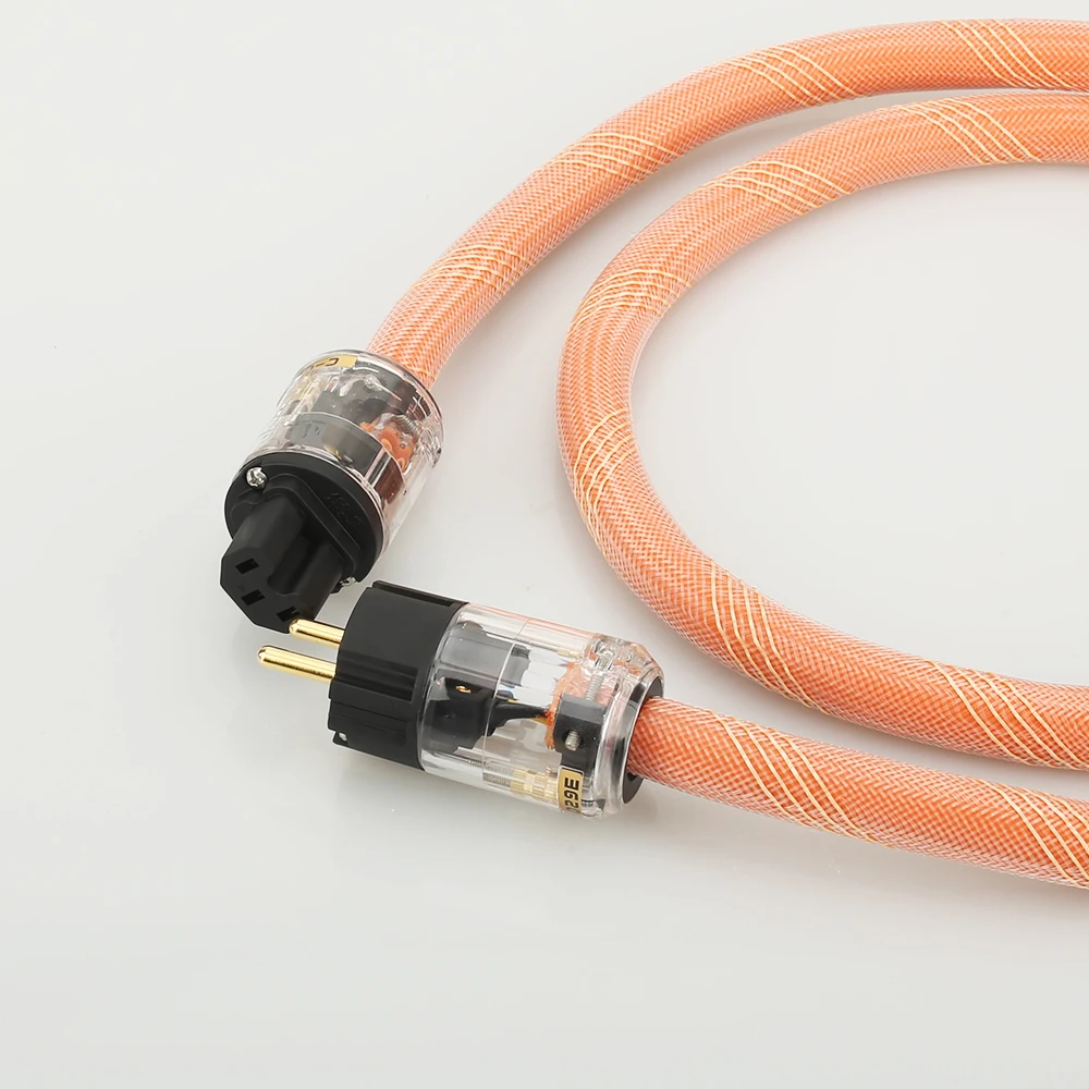 Аудиокабель Hi-Fi One Linn K800 5N OCC, шнур питания переменного тока, P-029E, штепсельная вилка европейского стандарта, c-029, разъем Iec, кабель питания (art.: 7abee4628) - 7abee4628