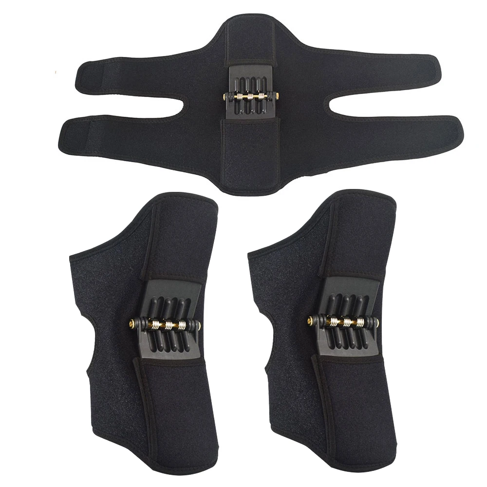 Knee Brace Knee Pad Joint Protection Fitness Silicone Padded Second Generation Knee Sleeve Booster Knee Booster