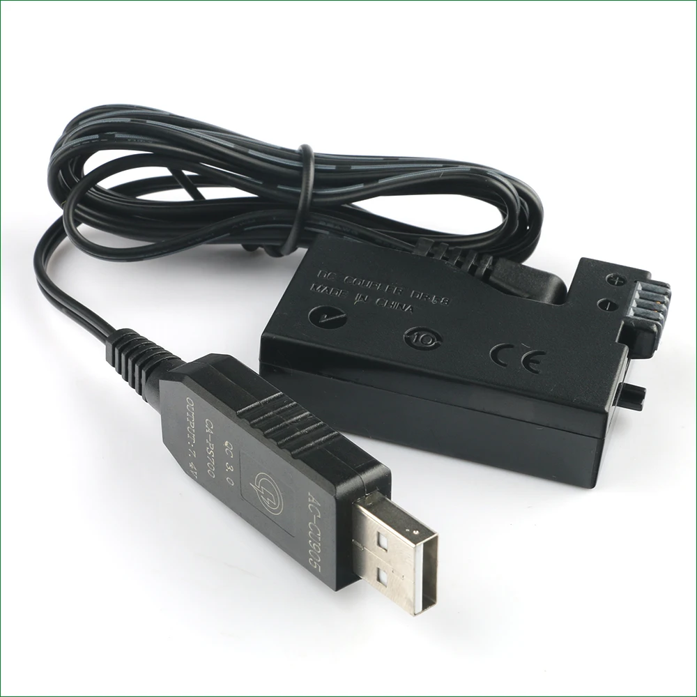 QC3.0 USB TO LP-E8 LP E8 LPE8 Dummy Battery ACK-E8 DR-E8 DC Coupler for Canon EOS 550D 600D 650D 700D T2i T3i T4i X4 X5 X6i