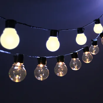 

10/20Led Christmas Lights Garland Led String Fairy Lights LED Globe Bulb Led Christmas Lights Outdoor Christmas Decoration Kerst