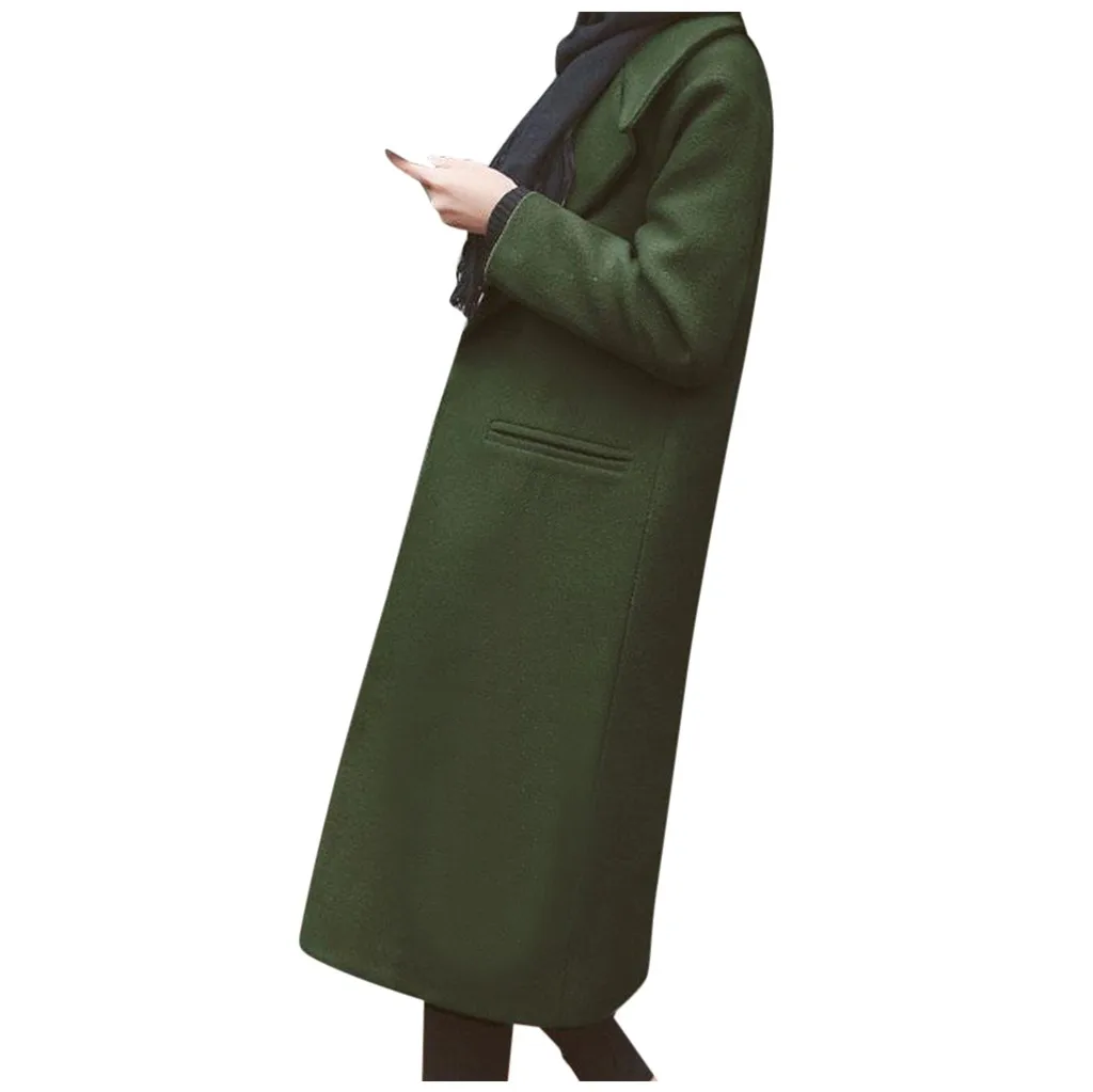 KANCOOLD Russian autumn winter casual loose trench coat with sashes Breasted Vintage overcoats windbreaker outwear