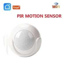 Мини WIFI PIR датчик движения Tuya Smart Life приложение встроенный аккумулятор датчик тела инфракрасный детектор домашняя сигнализация