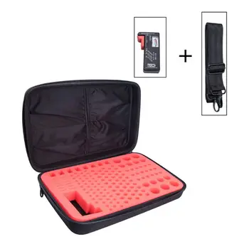 

Battery Charger Storage Bag With BT-168 Aa Aaa Battery Indicate Volt Tester Checker Shockproof Pack