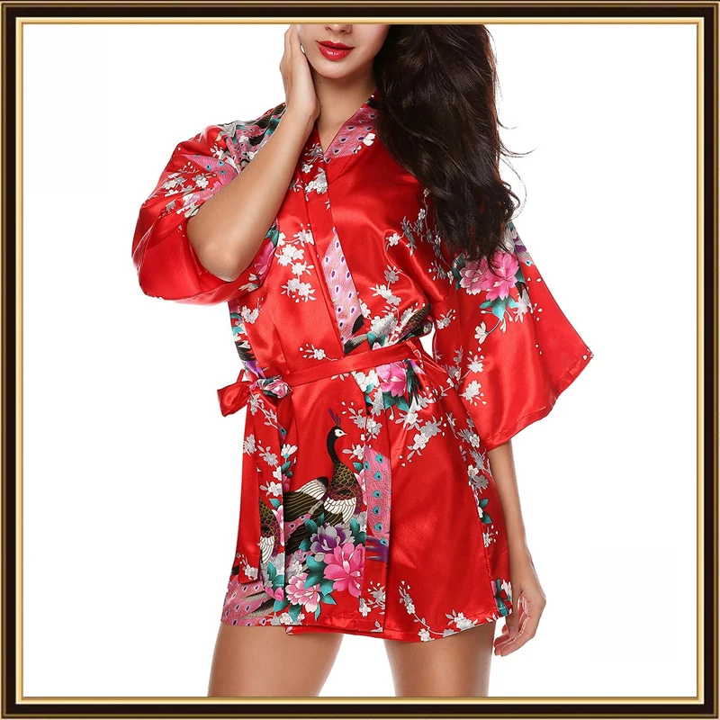 Sexy Comtumes Woman Summer Dress Japanese Yukata Bathing Robe Japanese Style Kimono Party Nightgown Pajamas Spa Massage Gown