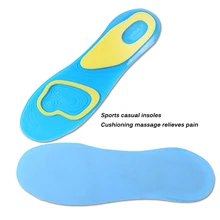 Спортивные Мягкие силиконовые гелевые стельки с воздушной подушкой, походные беговые обувные стельки с подушечками, амортизирующие ударные стельки для мужчин и женщин