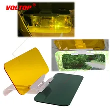 Автомобильный солнцезащитный козырек, солнцезащитные очки для водителя, очки 2 в 1, дневное ночное видение, Солнцезащитный анти-УФ блочный козырек, антибликовое солнцезащитное зеркало для вождения