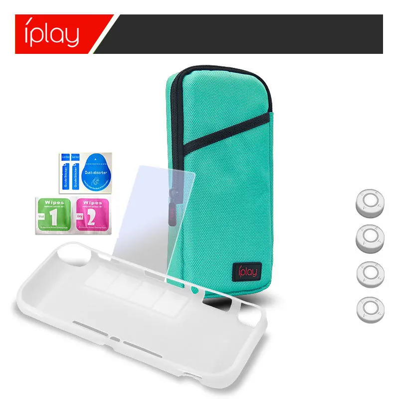 IBen Портативная сумка для хранения, нейлоновый чехол 7в1, чехол для выключателя Lite, защитная оболочка, сумка для хранения, комплект - Цвет: Blue