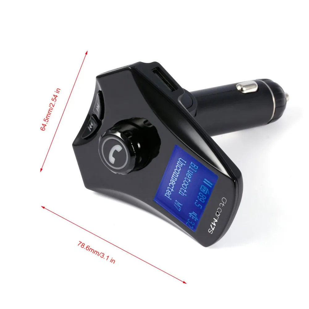 M7S автомобильный Bluetooth автомобильный комплект громкой связи 5 в 2.5A двойной usb зарядка быстрая Aux аудио автомобильный mp3-плеер fm-передатчик воспроизведение музыки