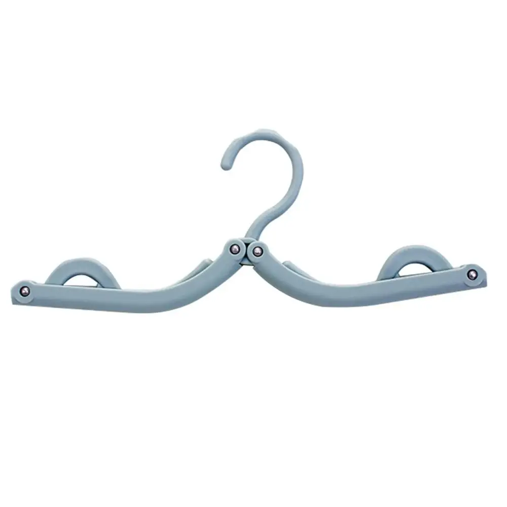 

Travel Portable Plastic Hangers Travel Multi-Function Simple Folding Hangers Non-Slip Drying Racks Professional