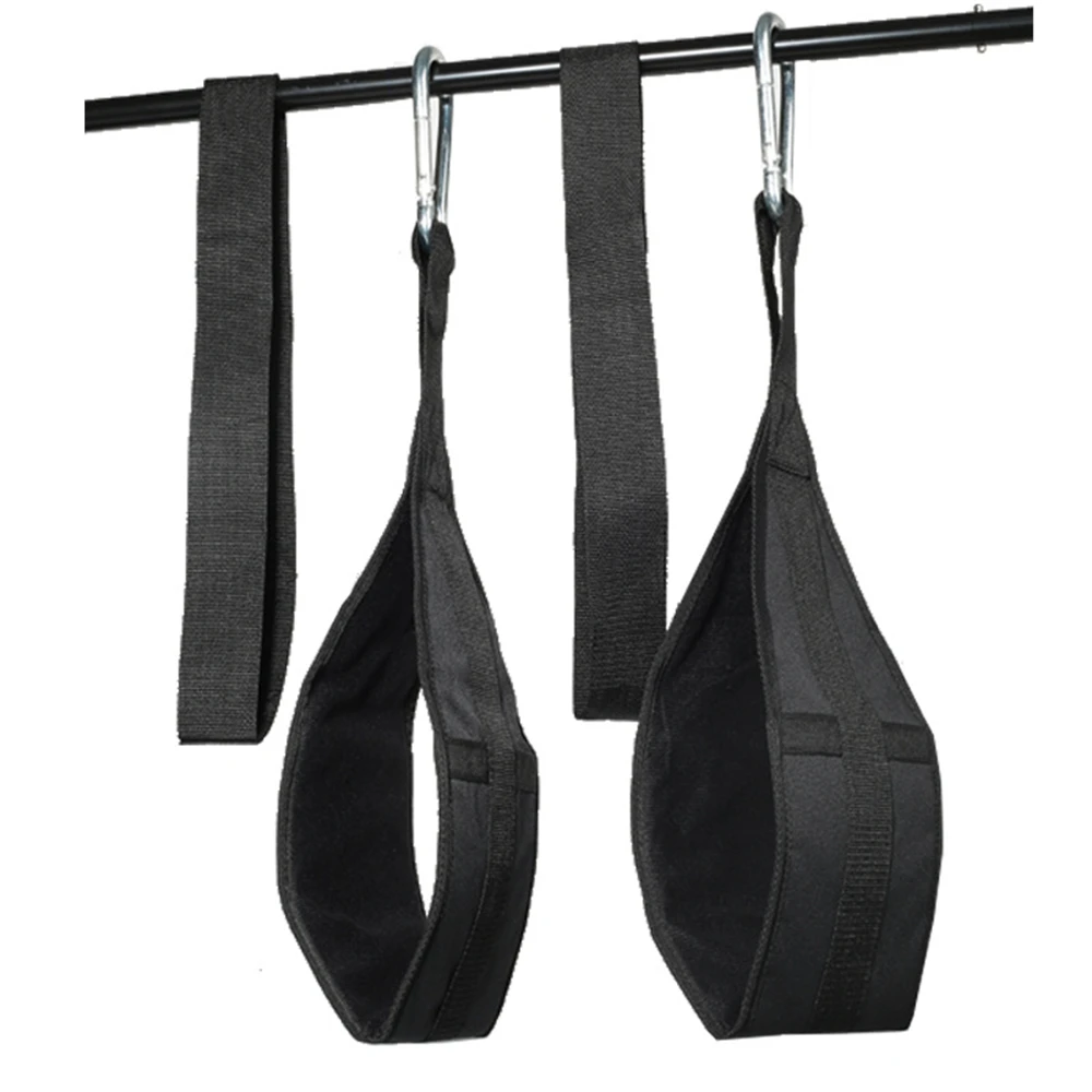 Sangles Abdominaux Suspension Ab Straps Sangle Abdos Sling Musculation  Fitness - Noir 1 Paire -FOE