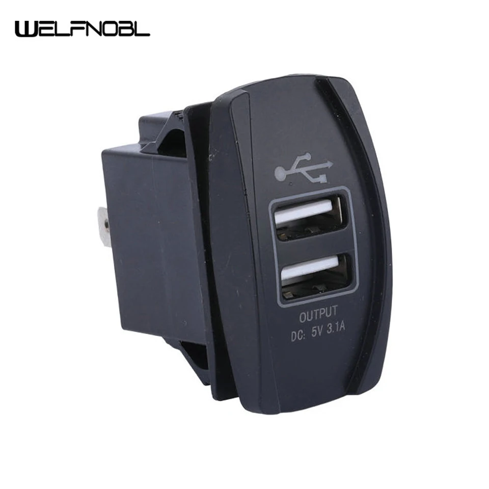 

3.1A 5V Outlet for Car Boat Trucks RV Mount 12V 24V USB charger for Boats Bus
