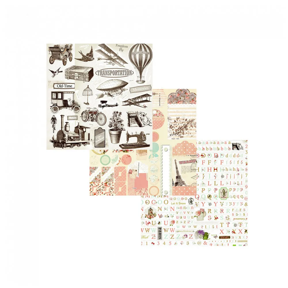 Набор бумаги Perfect Craft "Радужные краски" 30,5*30,5 см