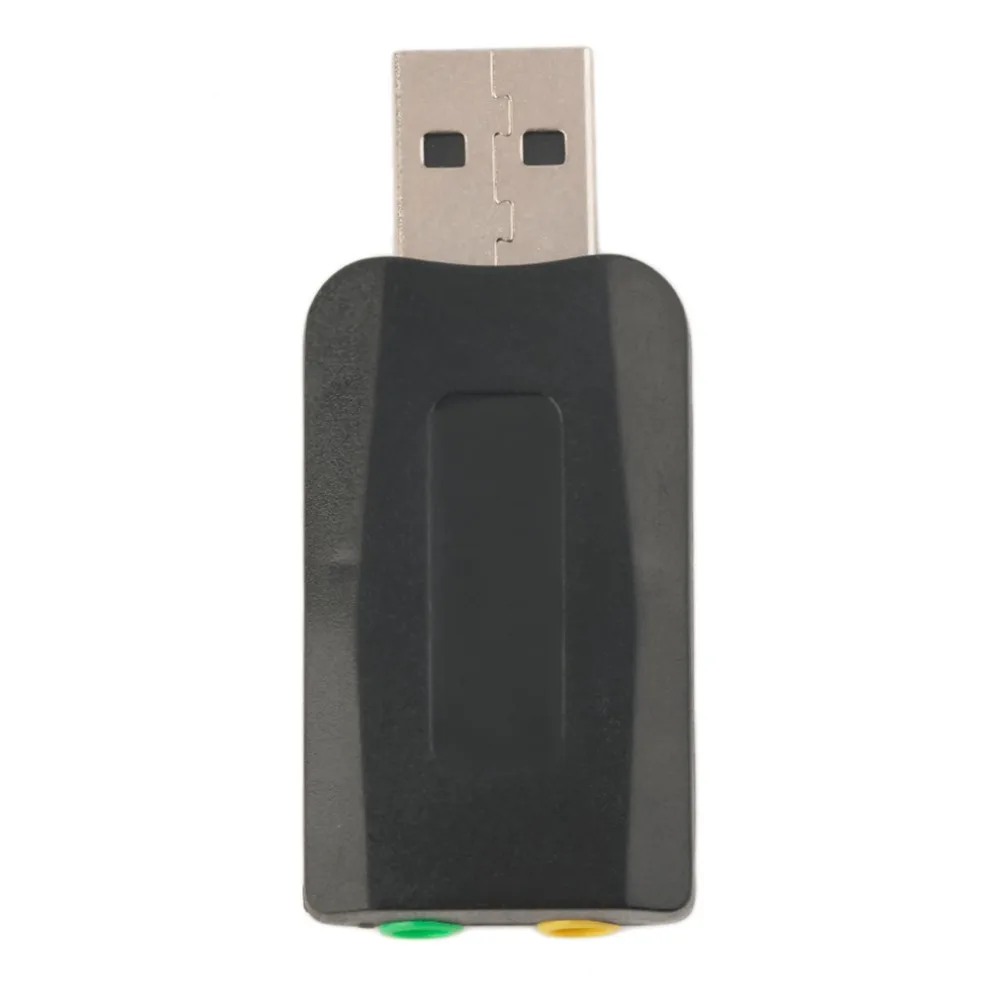 USB 2,0 в 3D микрофон динамик Аудио гарнитура адаптер звуковой карты 5,1 для ПК ноутбук новое поступление