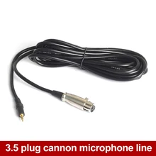 

2.5m long XLR 3 Pin Female to Right Angle 1/8 XLR3F to Right-angle 3.5 mm TRS for DV Camera Stereo Microphone Mic