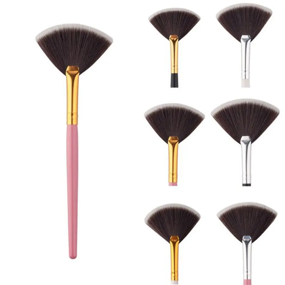 

Fan Brush Make Up Foundation Cosmetic Concealer Blush Blusher Powder Highlighter Cosmetic Brushes Tool