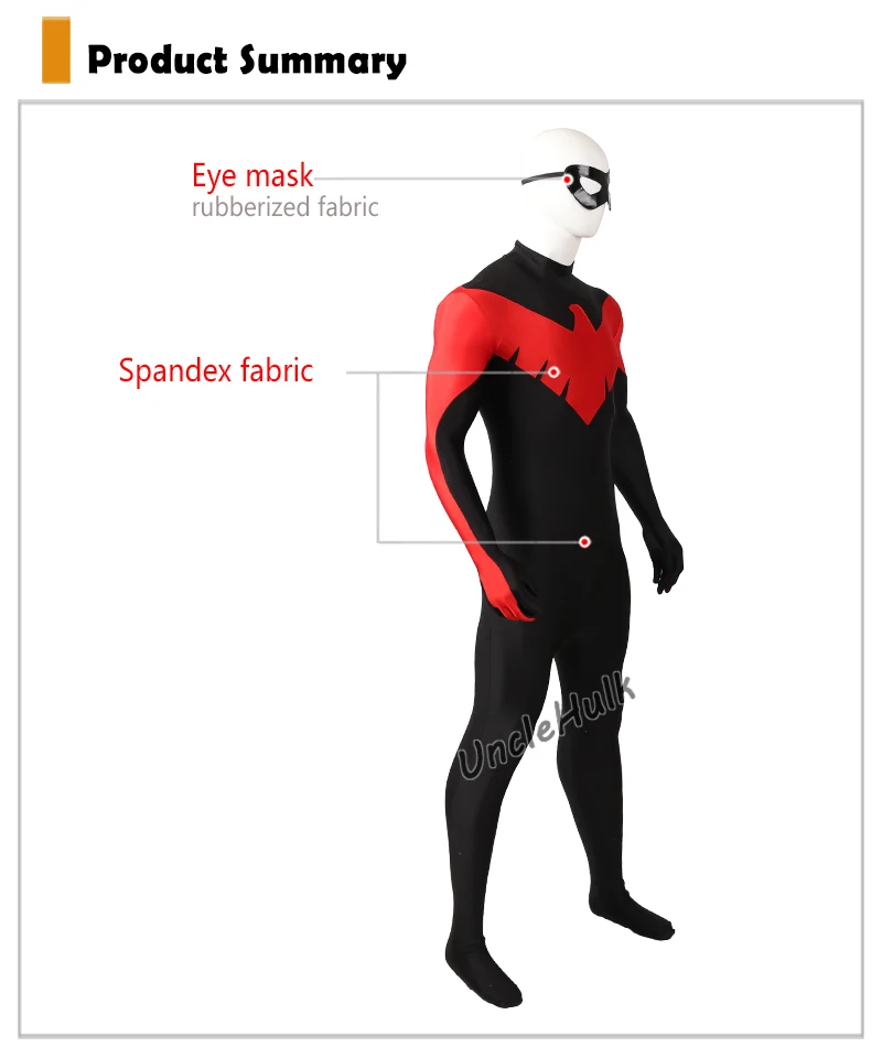Nightwing-Cosplay-Costume-Black-and-Red-Spandex-Lycra-Bodysuit-UncleHulk-12