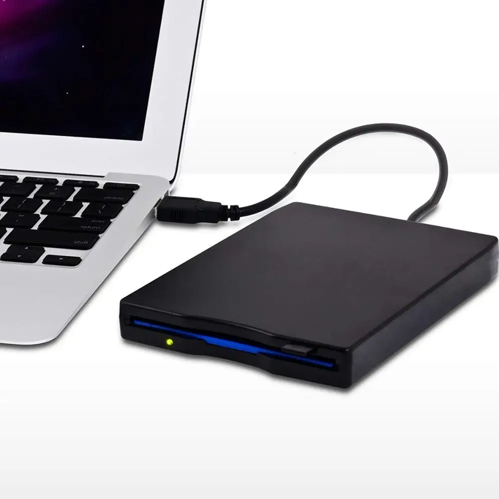 3," USB внешний дисковод гибких дисков портативный 1,44 MB FDD для ПК Windows 2000/XP/Vista/7/8/10/Mac Plug and Play
