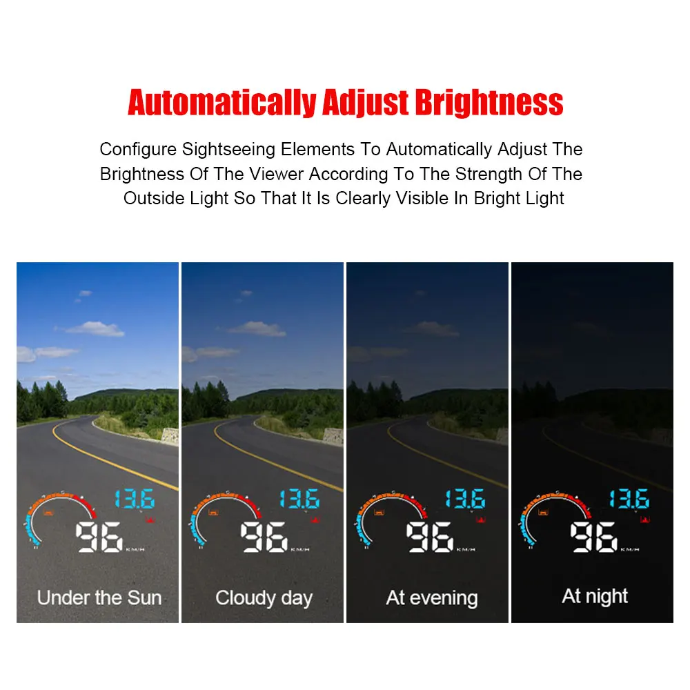 D2500 Hud Автомобильный дисплей проектор OBD 2 gps двойная система OBD2 сканерный инструмент " цветной СВЕТОДИОДНЫЙ экран Скорость топлива Предупреждение ющий сигнал тревоги