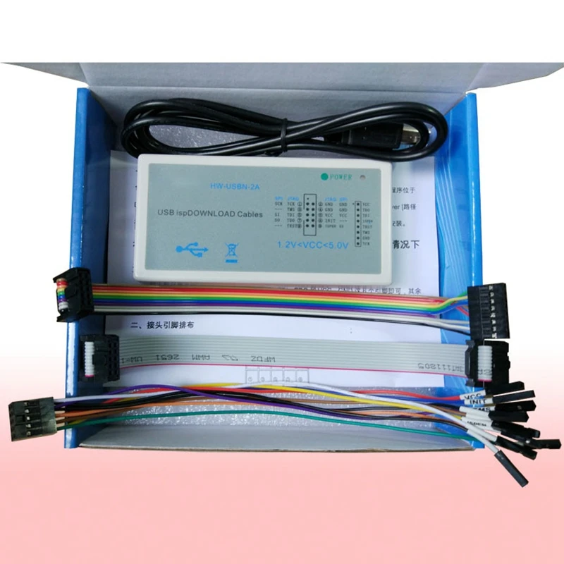 Программатор JTAG SPI с кабелем загрузки USB Isp для сетки FPGA CPLD макетная плата