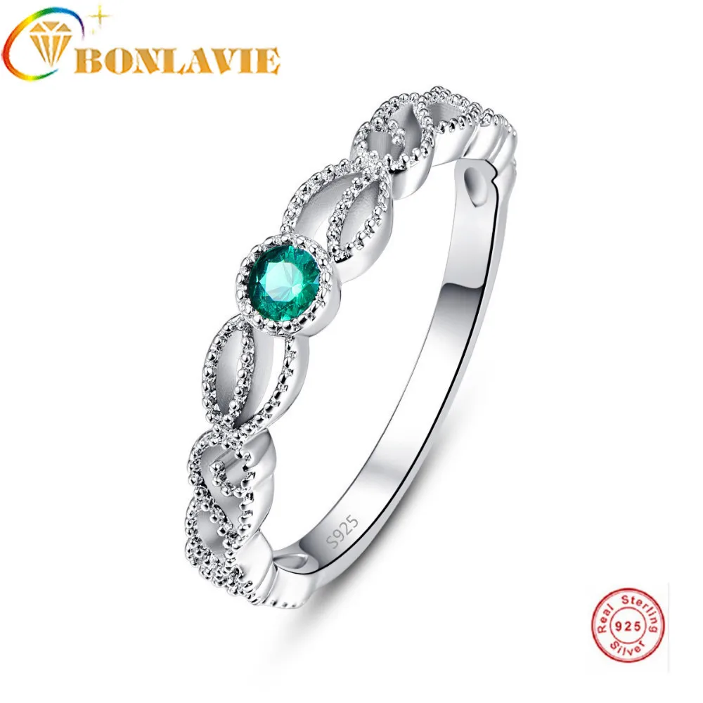 Оригинальное элегантное женское кольцо знака бесконечности зеленого цвета для