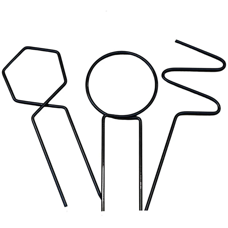 3pcs Metal Irregular Garden Plant Support Stake Stand for DIY Potted Climbing Plants Flower Vegetables Vine Rack | Дом и сад