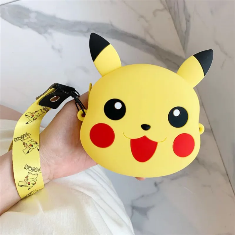 Игровой кошелек с монетницей Pokemon из аниме сумка мессенджер на плечо для косплея
