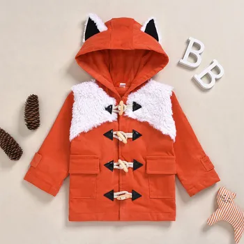 

Winter Baby Clothes Kids Fur Coat Baby Girl Coat Children Long Sleeve Outfit Outerwear for Infants Clothing Warm Baby Jacket